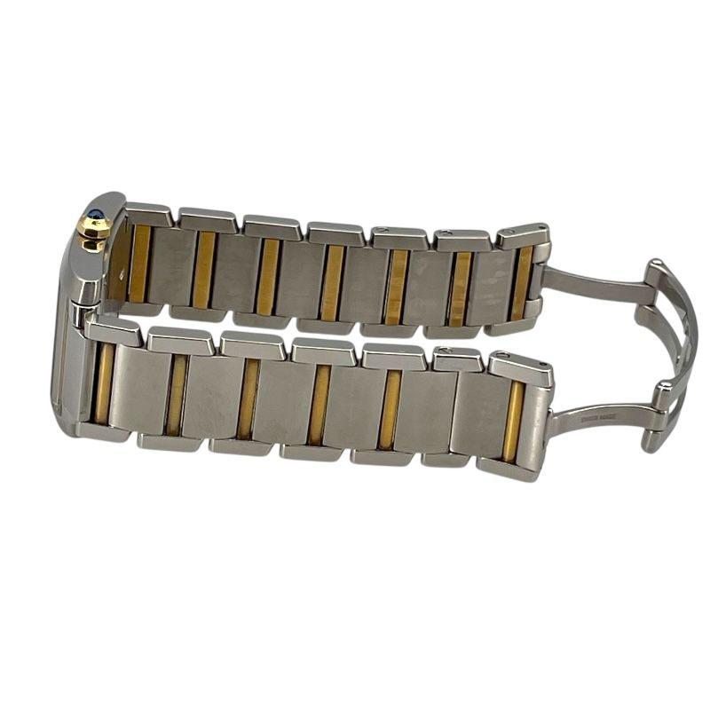 Cartier Tank Française MM W51012Q4 - Exquisite White Gold & Steel Watch