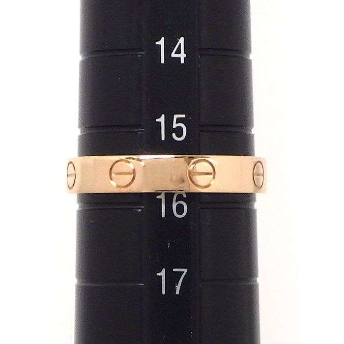 Cartier Love Ring Small Model in K18 Pink Gold - Size 15.5