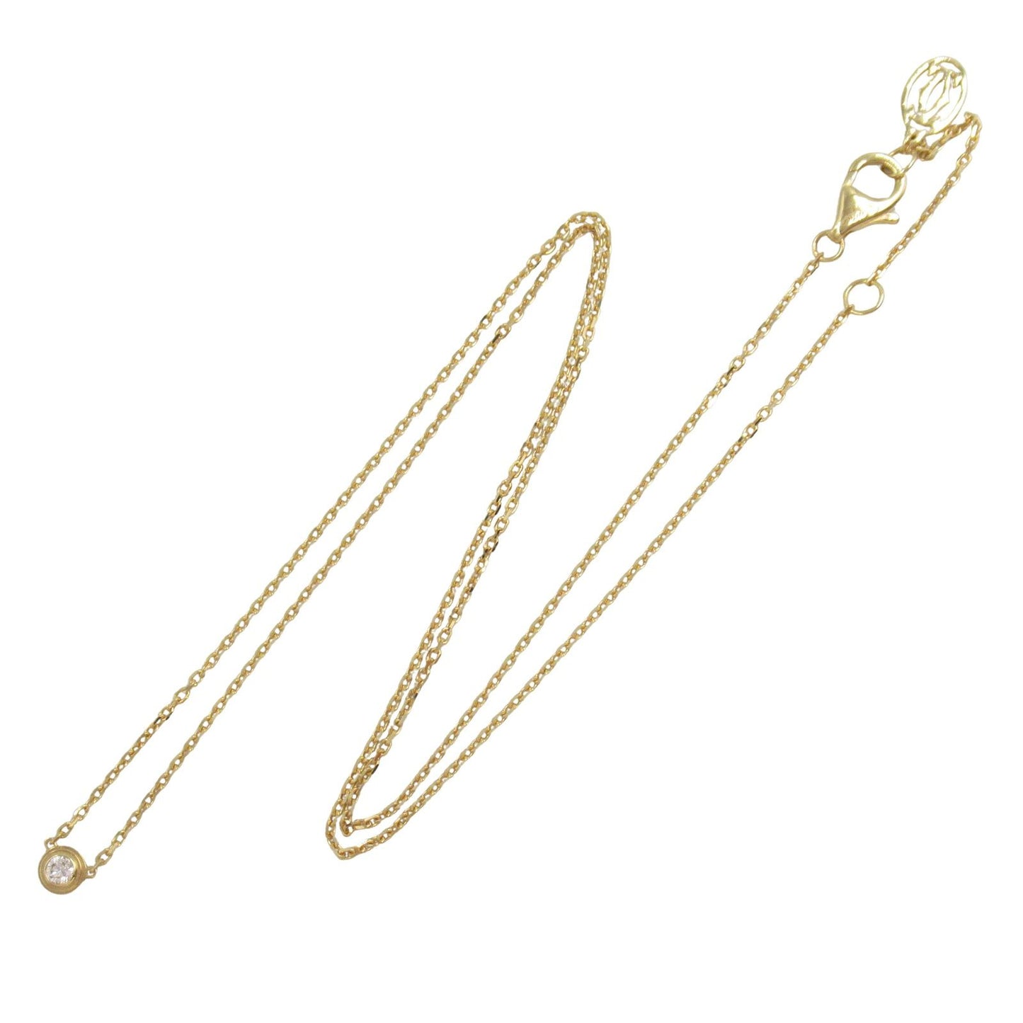 CARTIER Amour XS Necklace in 18K Yellow Gold with Diamonds