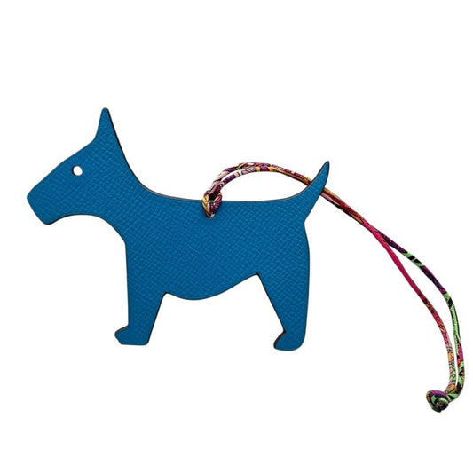 HERMES Petit H Charm Buddy in Red & Blue - Unisex Luxury Accessory