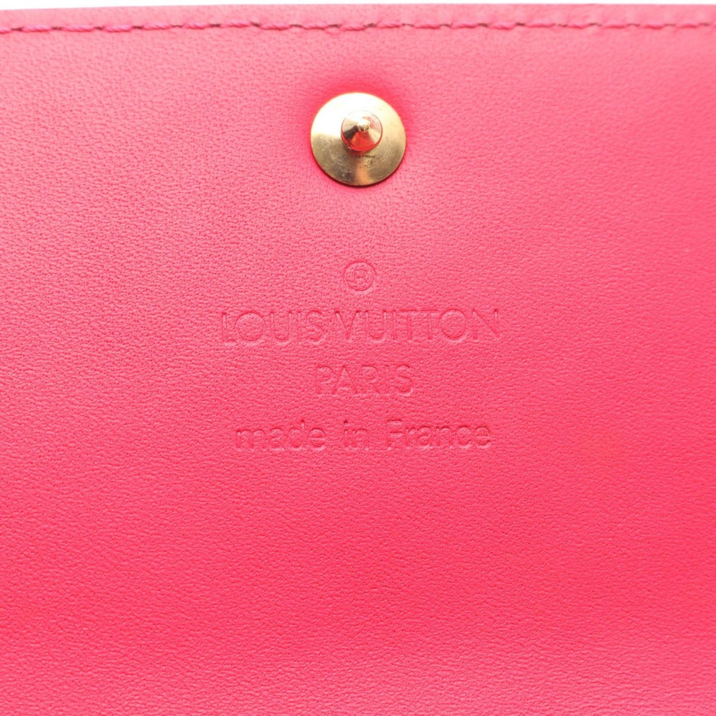 Louis Vuitton Fuchsia Pink Vernis Leather Wallet - Exclusive Design