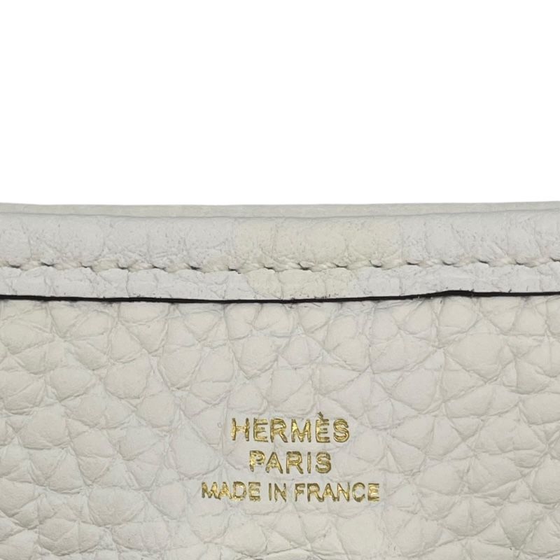 HERMES Evelyne TPM in New White with Gold Hardware - Exquisite Luxury
