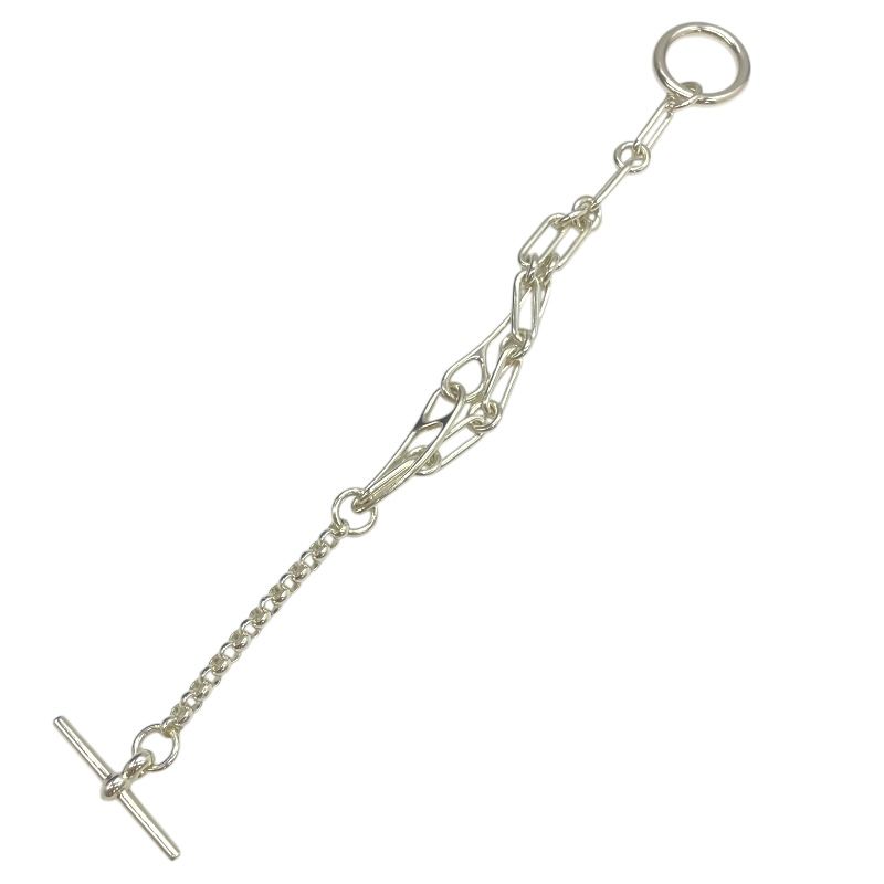 HERMES Chaine d'Ancre Punk Bracelet in Ag925 Silver - Exquisite Craftsmanship