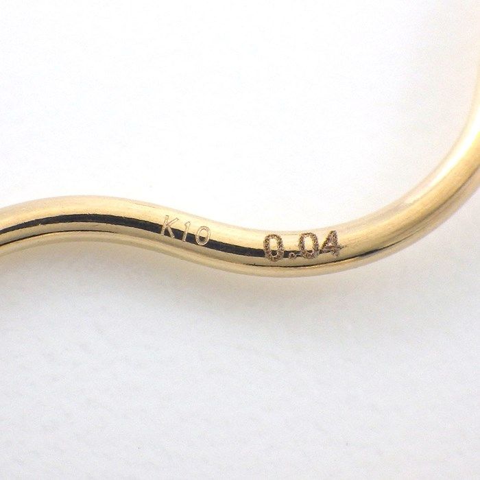 Elegant Diamond Drop Hook Earrings in K10 Yellow Gold