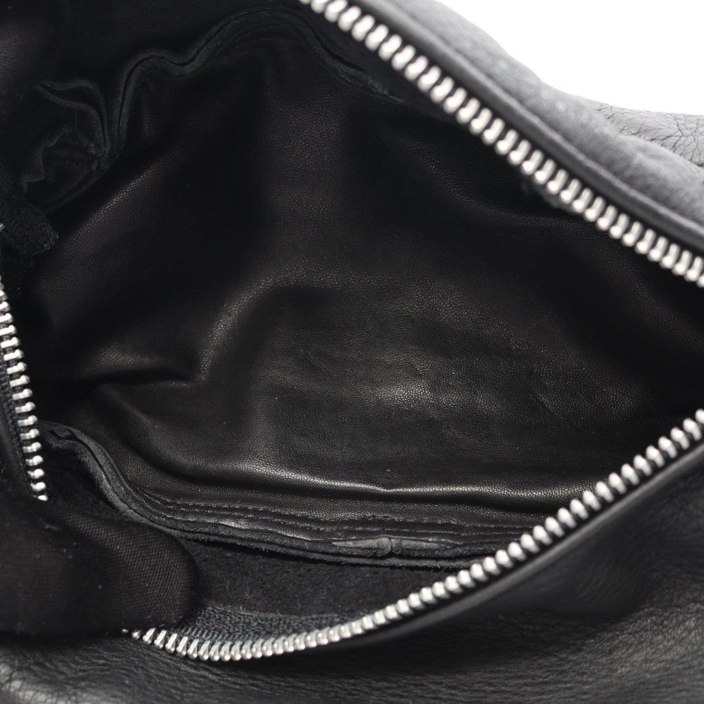 CHROME HEARTS Snut Pack Leather Waist Bag - Black