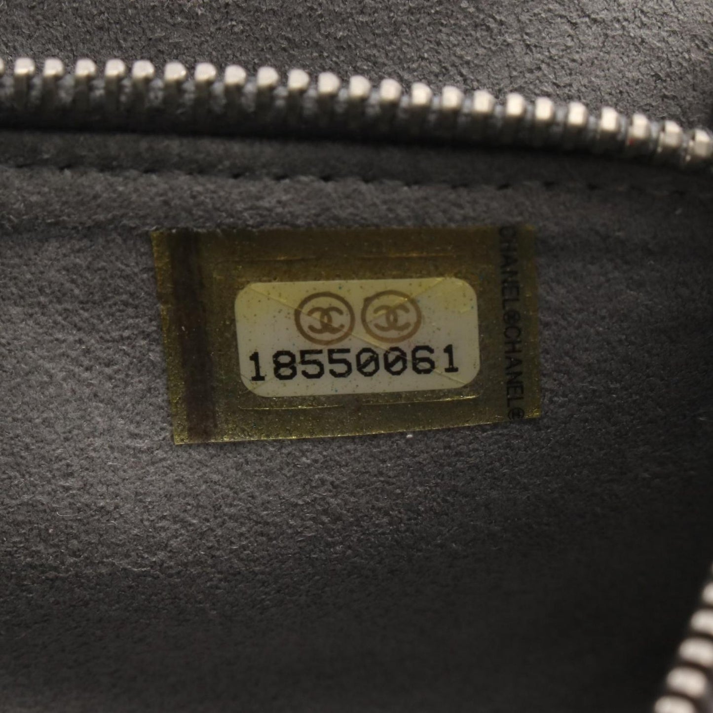 CHANEL Matelassé Silver Leather Pouch - Exquisite Craftsmanship