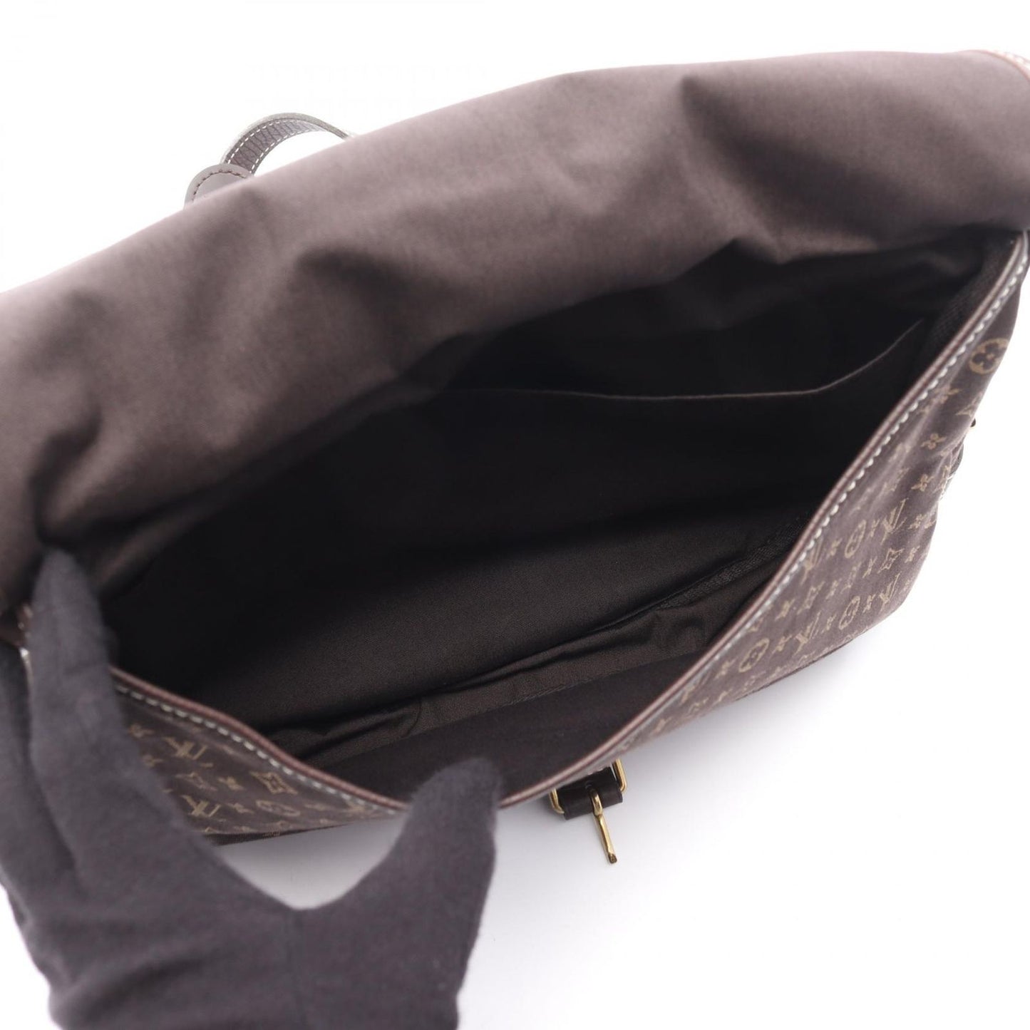 Louis Vuitton SoMure 30 Shoulder Bag in Ébène Canvas & Leather