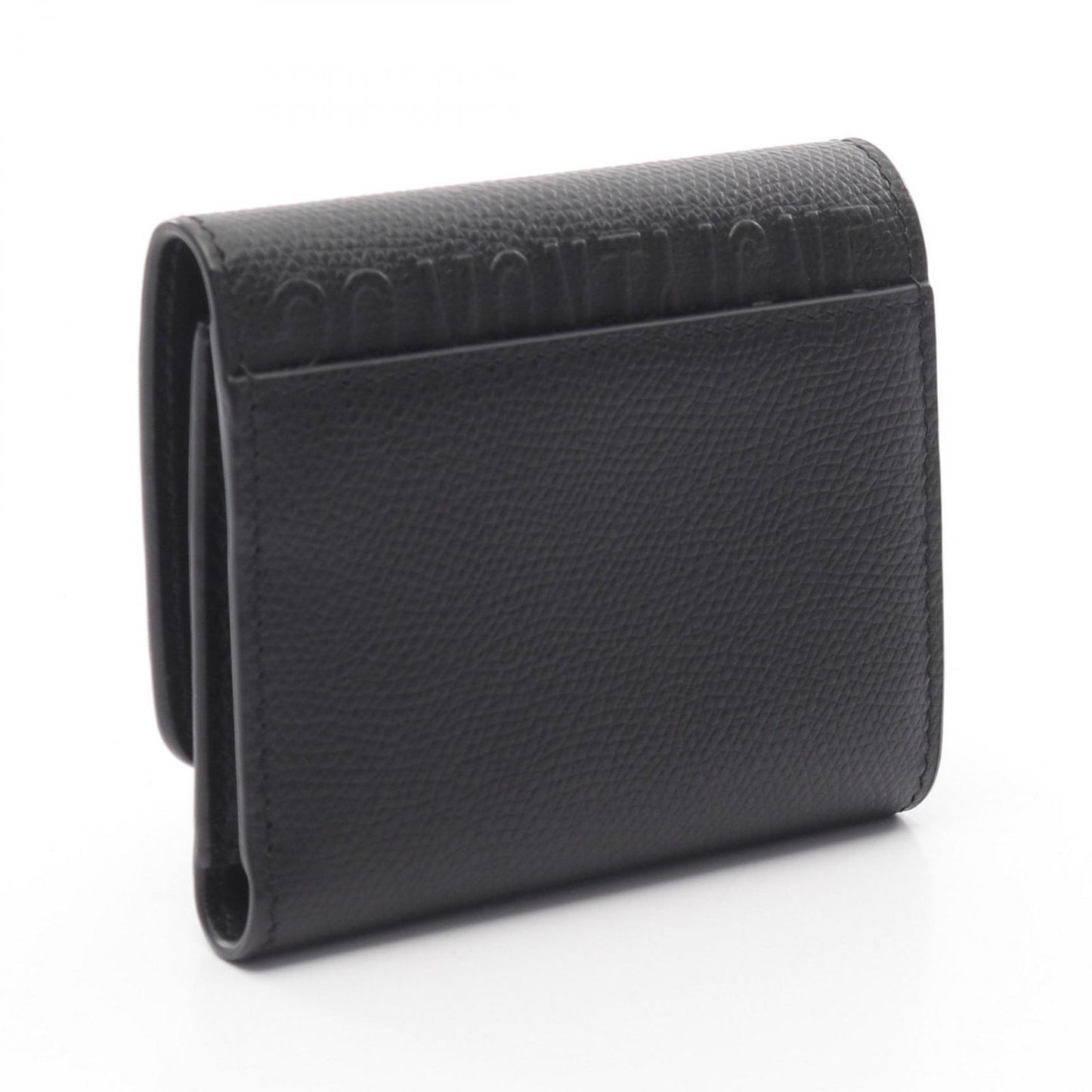 Dior 30 Montaigne Lotus Wallet in Black Leather - Exquisite Craftsmanship