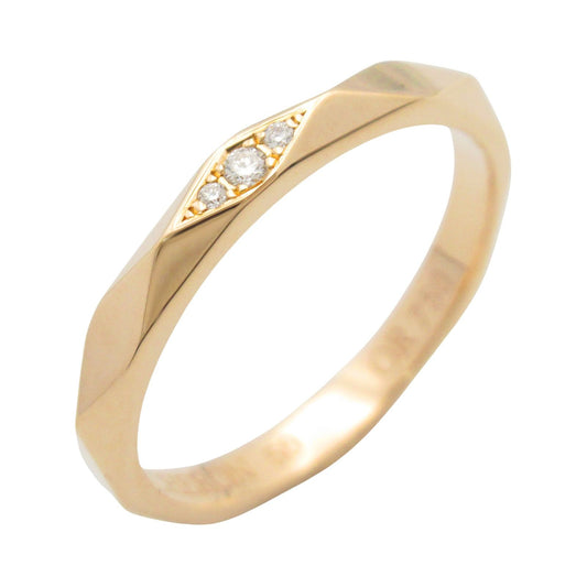 Boucheron Faceted Diamond Ring in 18K Pink Gold - Exquisite Elegance