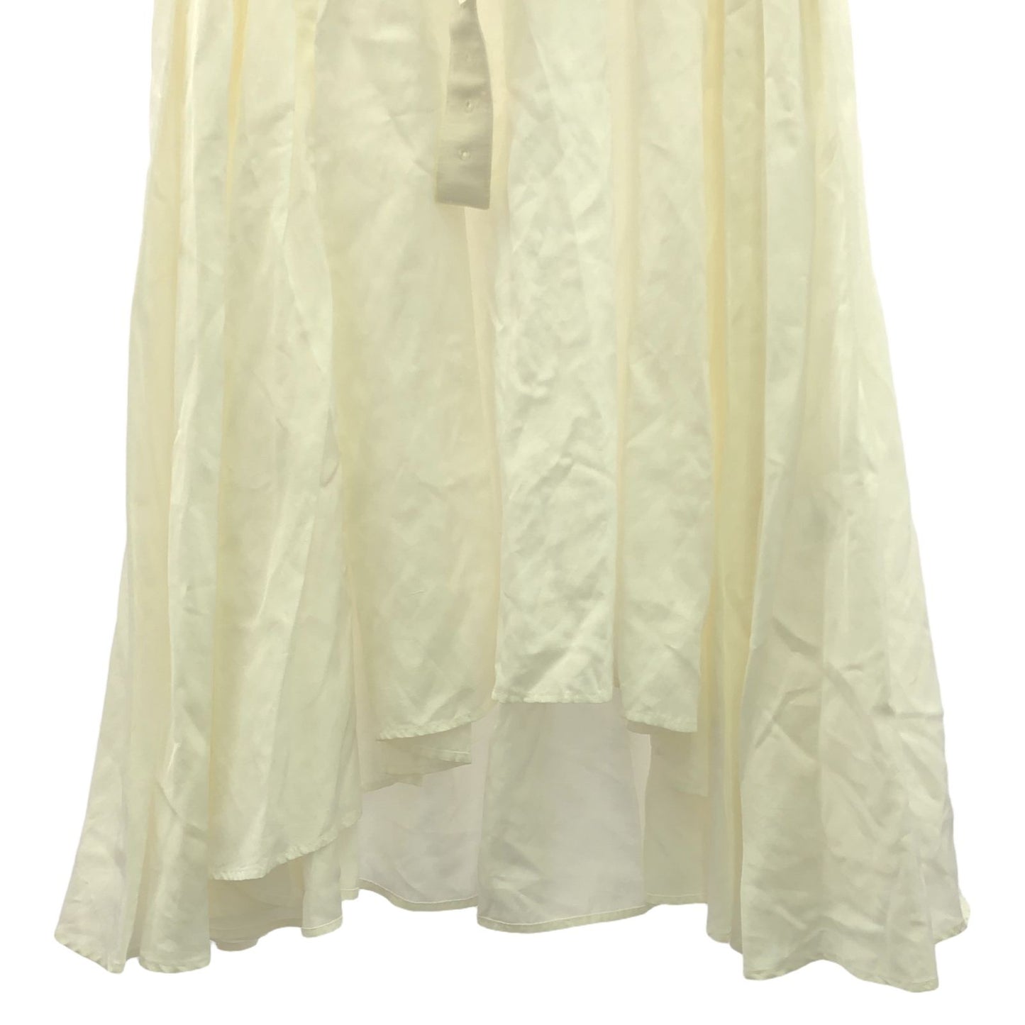 JIL SANDER Elegant White Rayon Skirt - Size 38