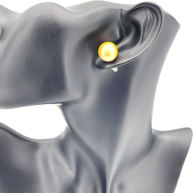 K18 Yellow Gold Pearl Earrings - Exquisite Luxury Jewelry