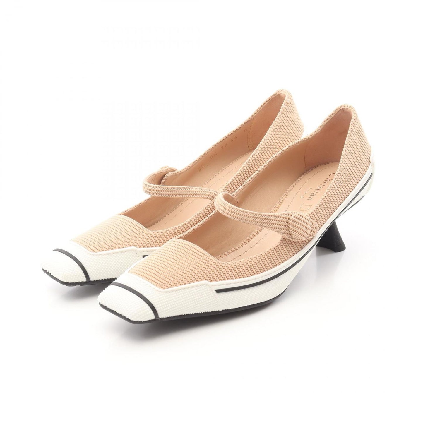 Dior D-Motion Beige Fabric Pumps - Exquisite Elegance