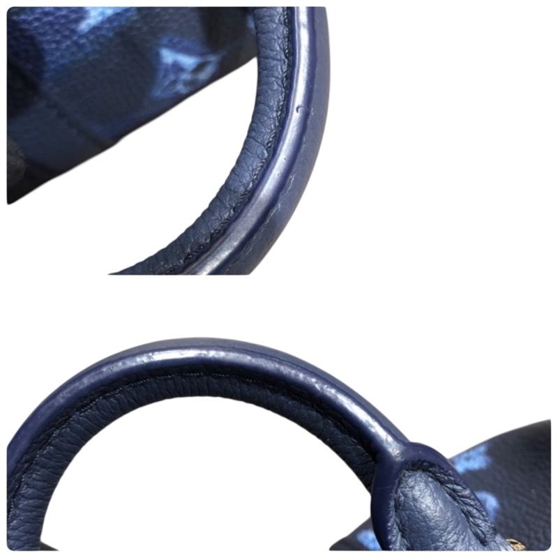 Louis Vuitton Key Pouch XS M57844 Navy Monogram Watercolor Bag