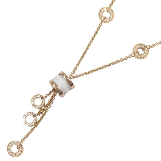 BVLGARI B-zero1 Element Necklace in K18PG & Ceramic