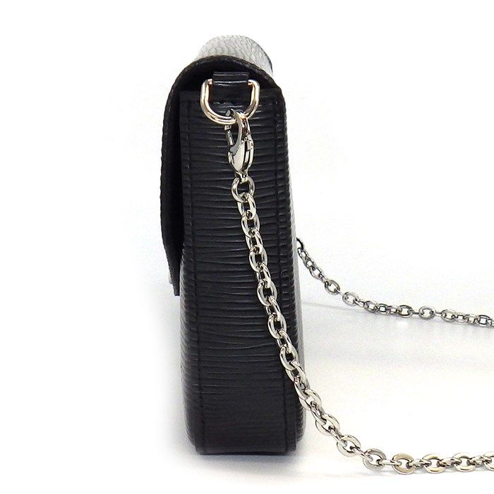 Louis Vuitton Pochette Felicie M81876 Black Epi Leather Shoulder Bag