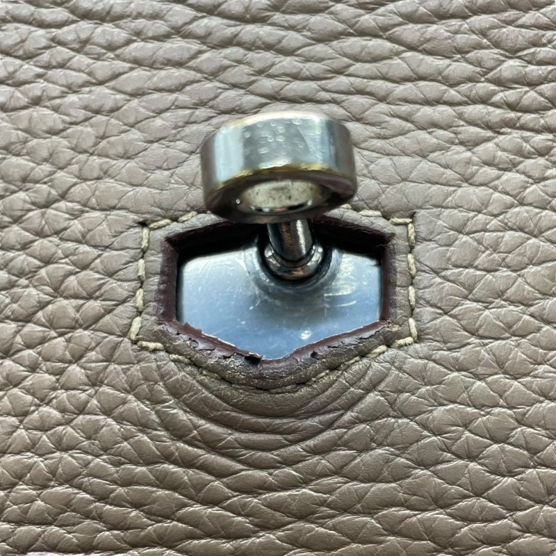 HERMES Gypsière 34 in Etoupe with Silver Hardware - Exquisite Craftsmanship