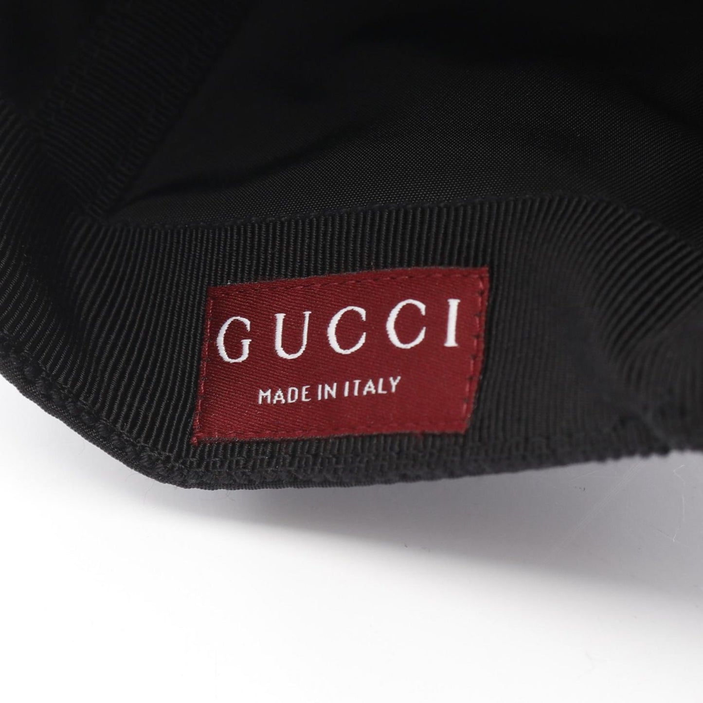 GUCCI Logo Nylon Cap - Black - Exclusive New Arrival