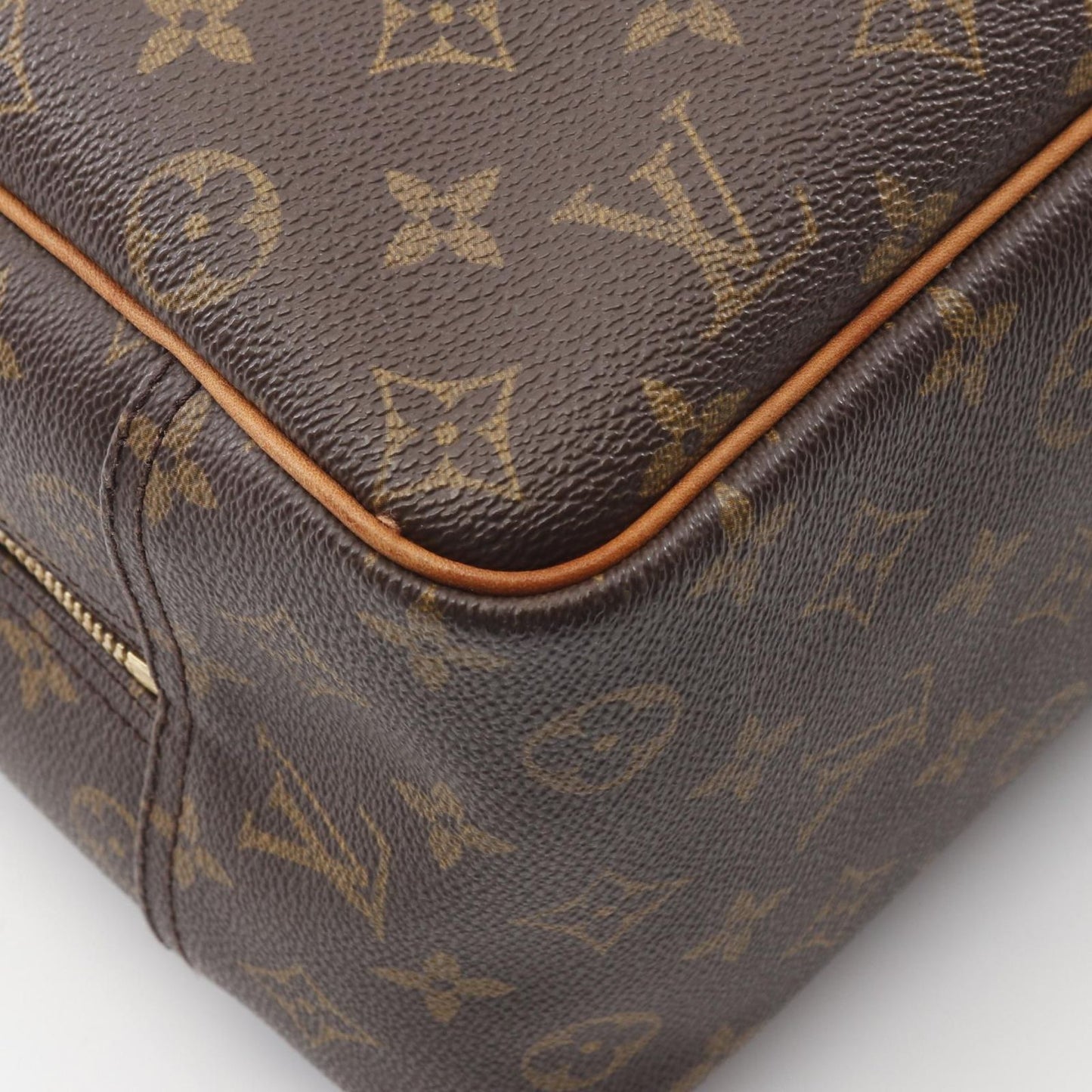Louis Vuitton Deauville Bowling Vanity Monogram Handbag - Timeless Elegance