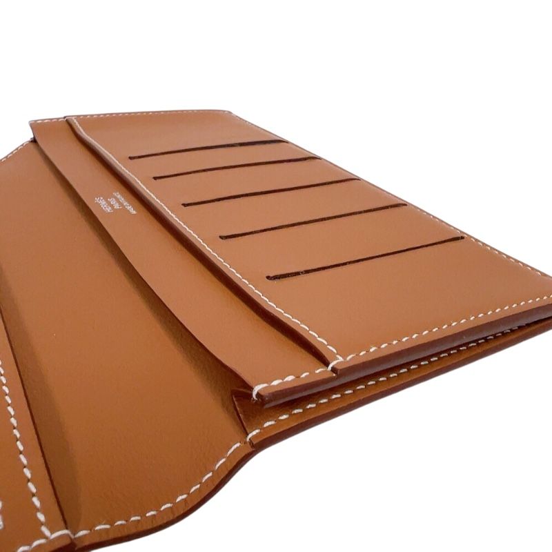 HERMES Citizen Twill Long Wallet - Gold & Silver Hardware (2024)