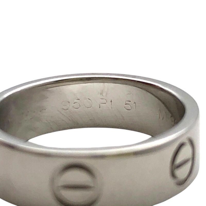 Cartier Love Ring in Platinum Pt950 - Timeless Elegance