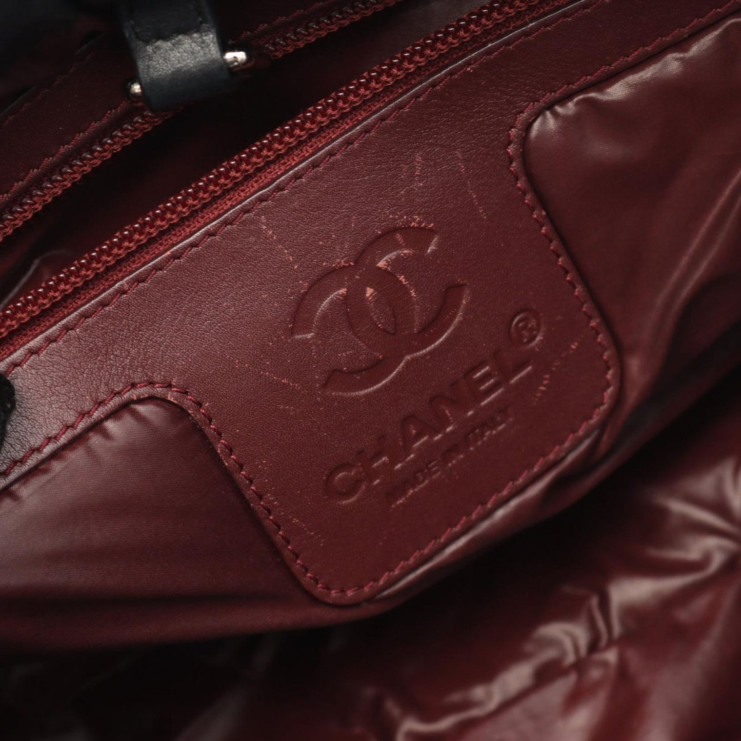 CHANEL Coco Cocoon Small Tote Bag - Black Nylon A48610