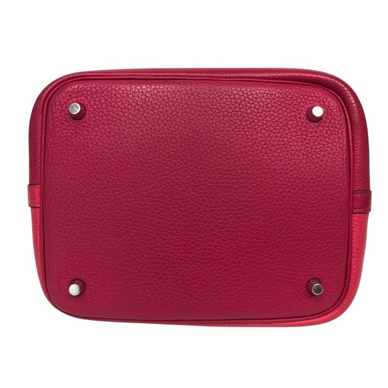 HERMES Picotin Lock MM Kazak - Rose Mexico & Rouge Extreme