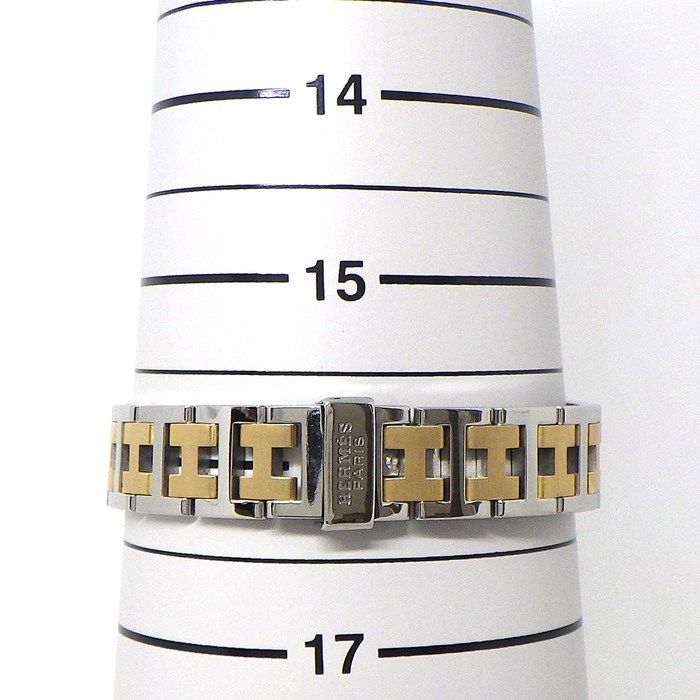 HERMES Clipper CL4.220 Quartz Watch with Ivory Dial - Exquisite Craftsmanship