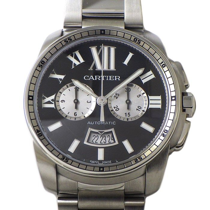 Cartier Calibre de Cartier Chronograph W7100061 - Black Dial