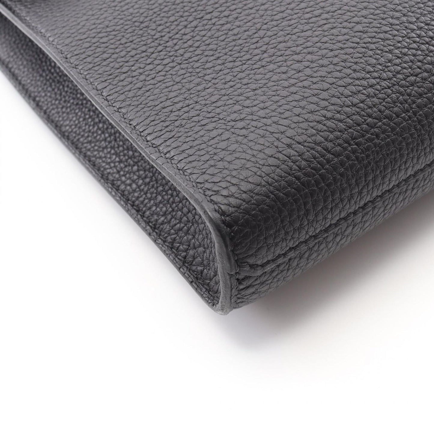 HERMES Sac à Dépêches 29 Black Leather Messenger Bag