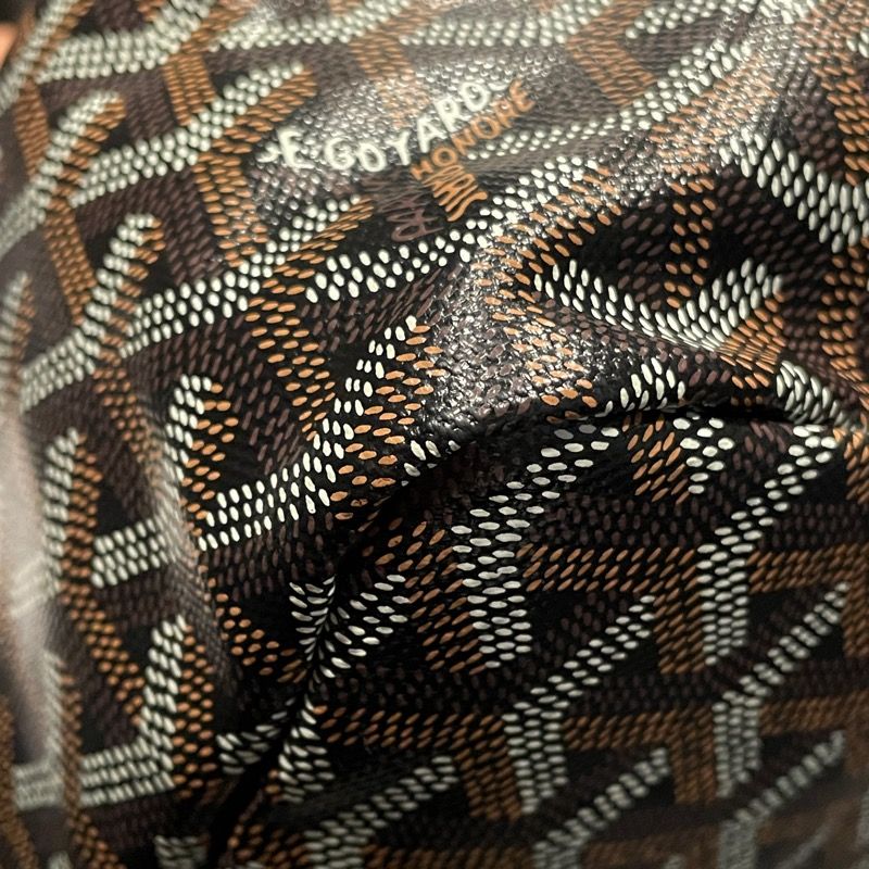 Goyard Saint Louis PM Black Canvas Unisex Handbag - Timeless Elegance