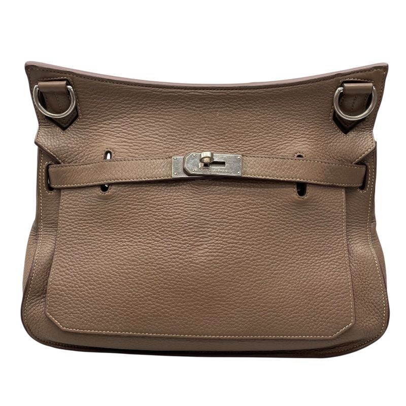 HERMES Gypsière 34 in Etoupe with Silver Hardware - Exquisite Craftsmanship