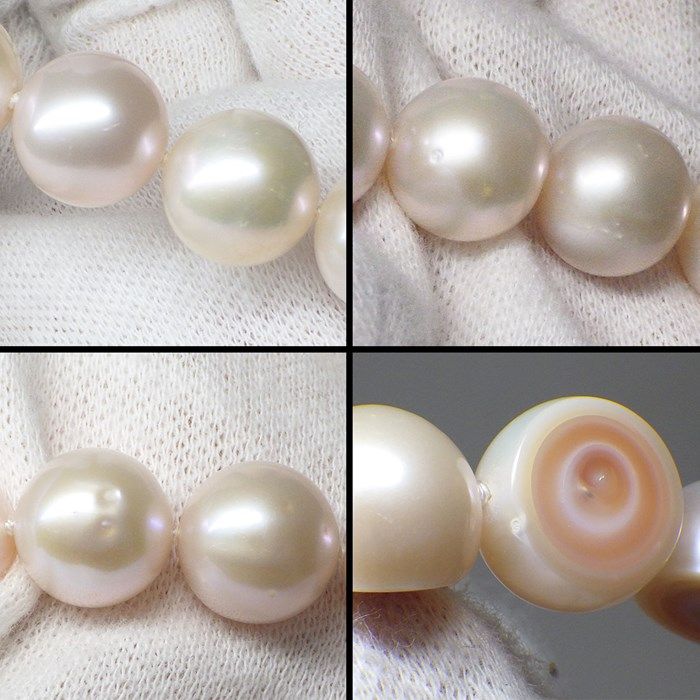 TASAKI Lavender Freshwater Pearl Long Necklace in 18K Yellow Gold