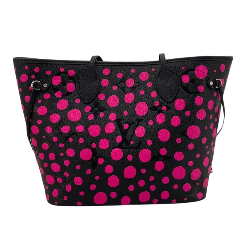 Louis Vuitton Neverfull MM Yayoi Kusama Collaboration - Black/Pink