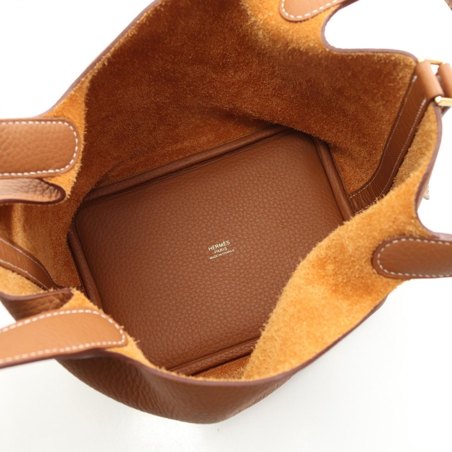 HERMES Picotin Lock PM Handbag in Gold - Timeless Elegance