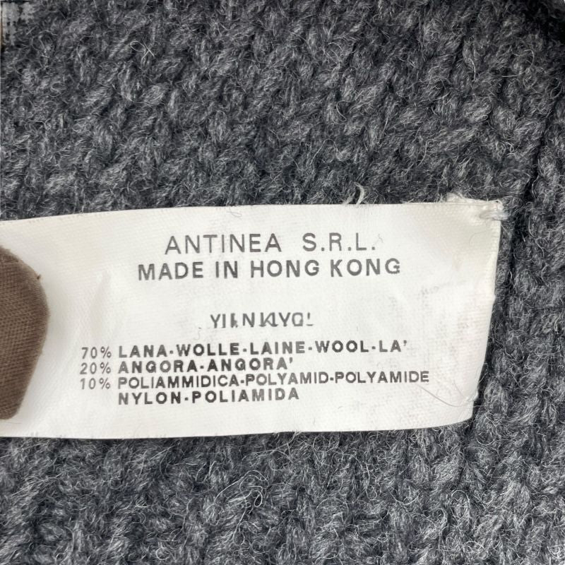 Emporio Armani Women's Grey Wool Knit Jacket - Timeless Elegance