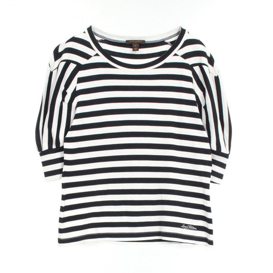 Louis Vuitton Black & White Cotton T-Shirt - Elegant Casual Wear