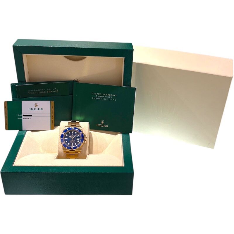 Rolex Submariner 116618LB Royal Blue K18YG Automatic Men's Watch