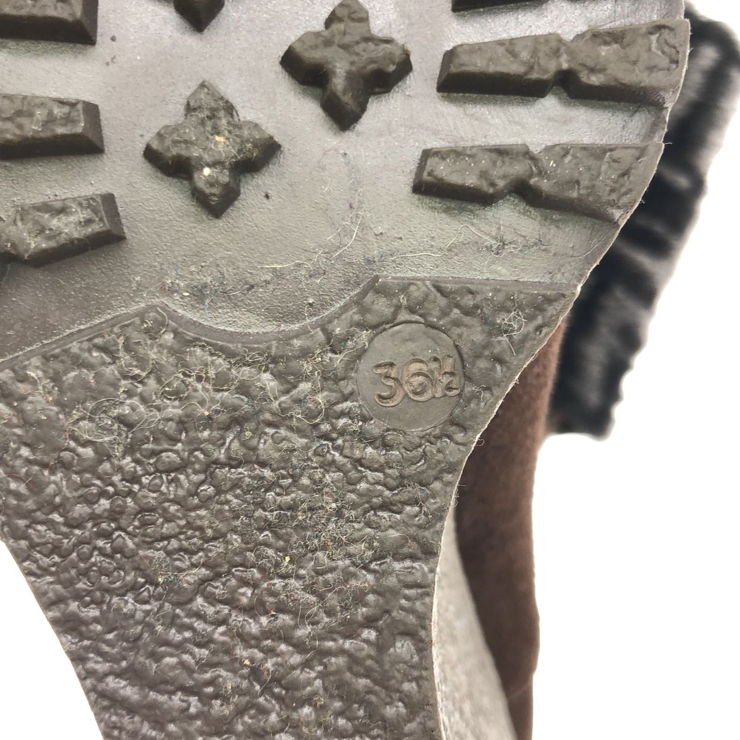 FENDI Brown Leather Boots - Elegant Craftsmanship, Size 36.5