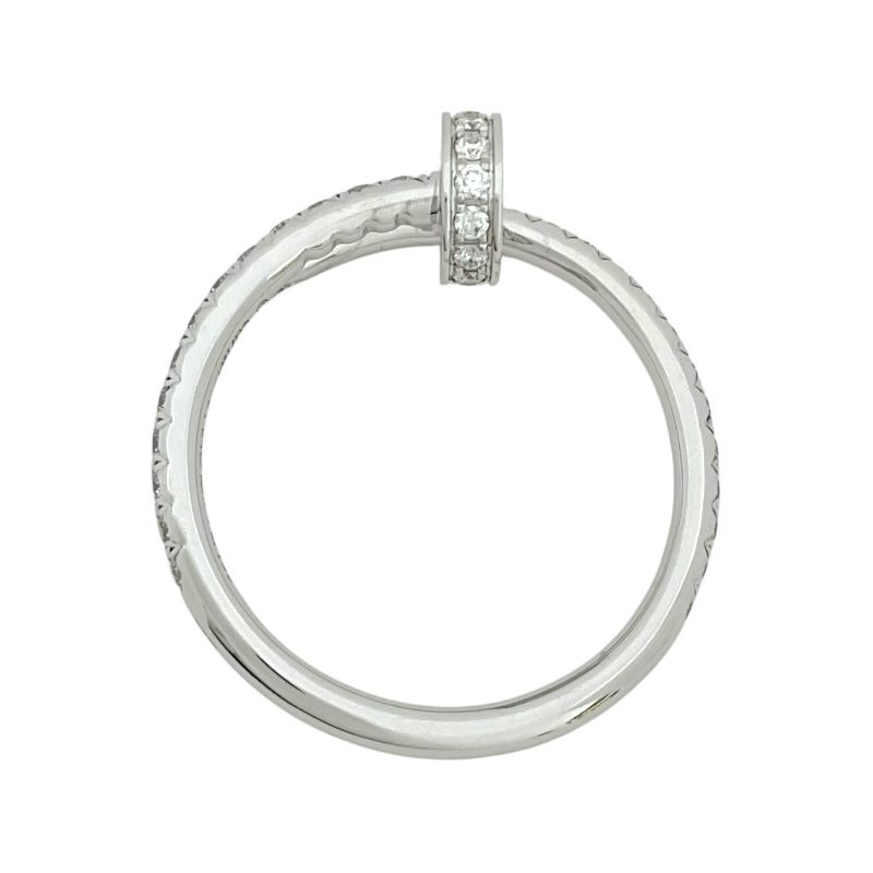 Cartier Juste un Clou Diamond Ring SM in 18K White Gold