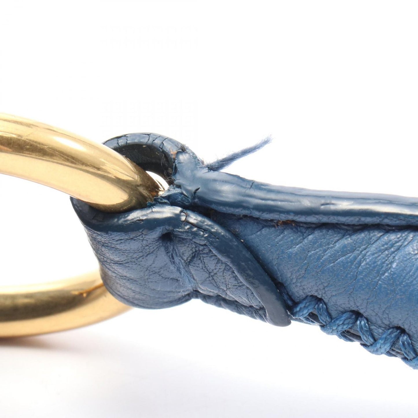 PRADA BR4712 Leather Shoulder Bag in Elegant Blue