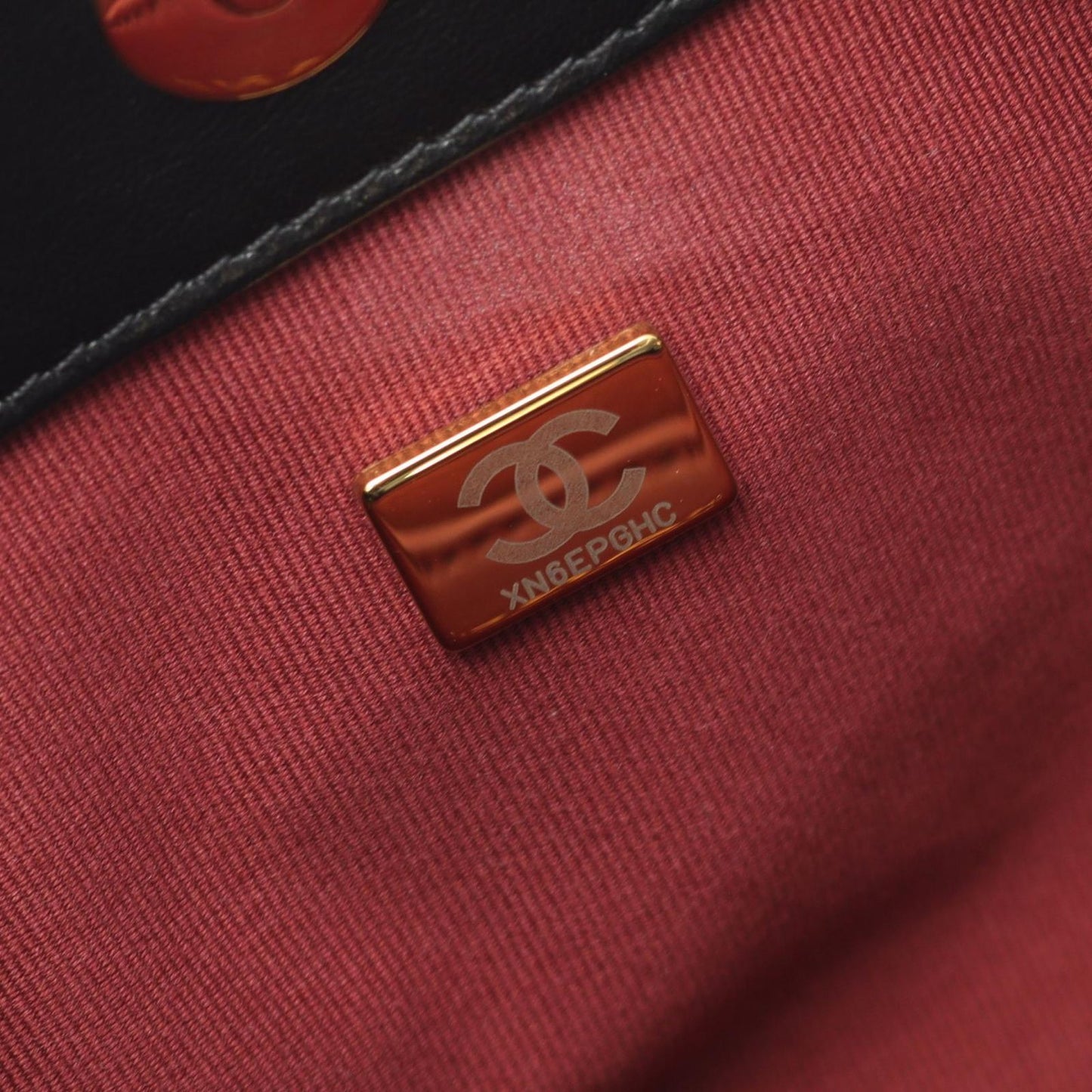 CHANEL Matelassé Small Shopping Tote Bag in Black Lambskin