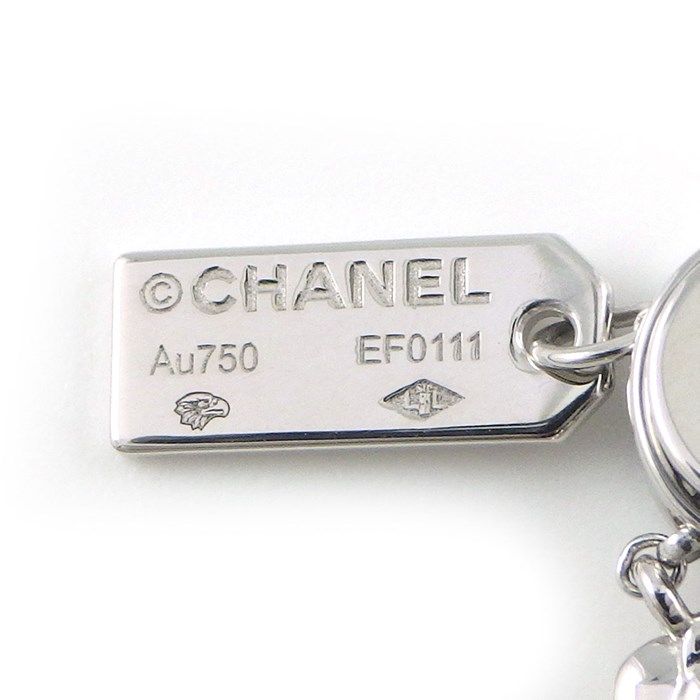 CHANEL Camellia Collection Bracelet with 1.14ct Diamonds in K18WG