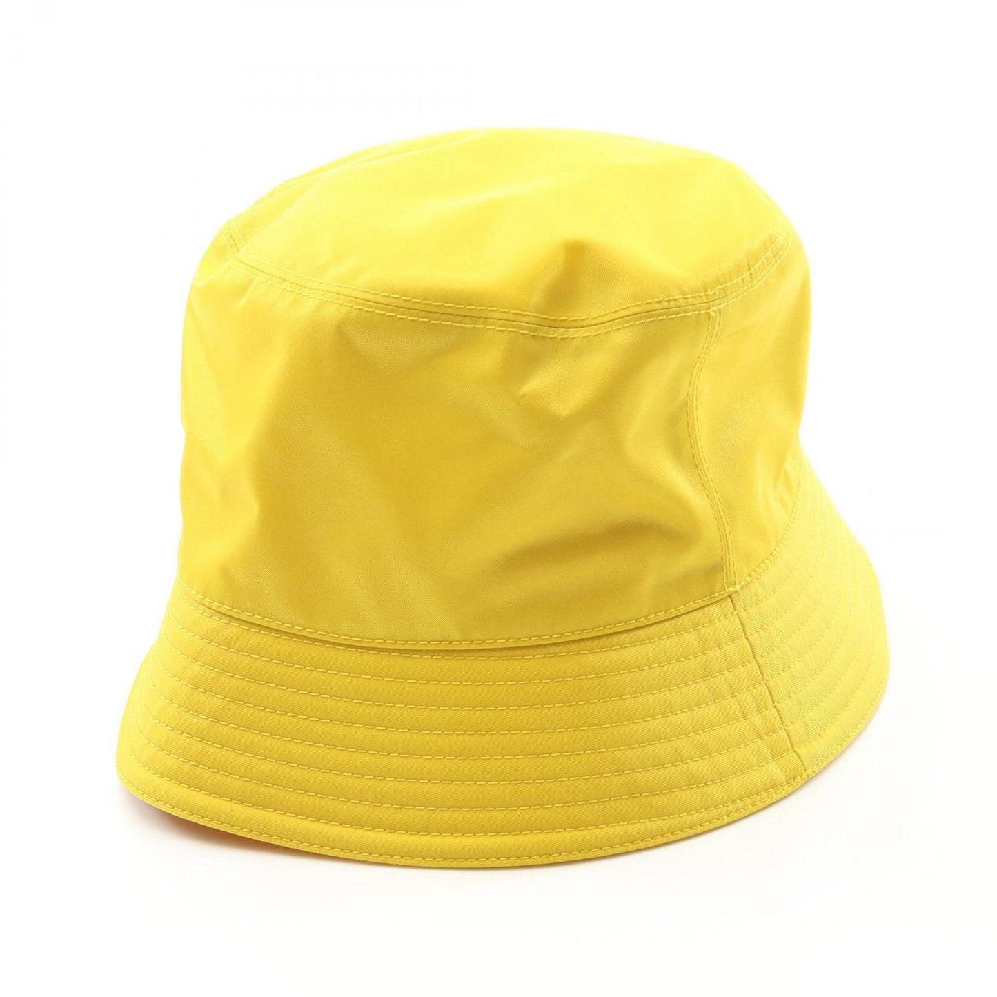 PRADA Re-Nylon Bucket Hat in Yellow - Unused Luxury Accessory