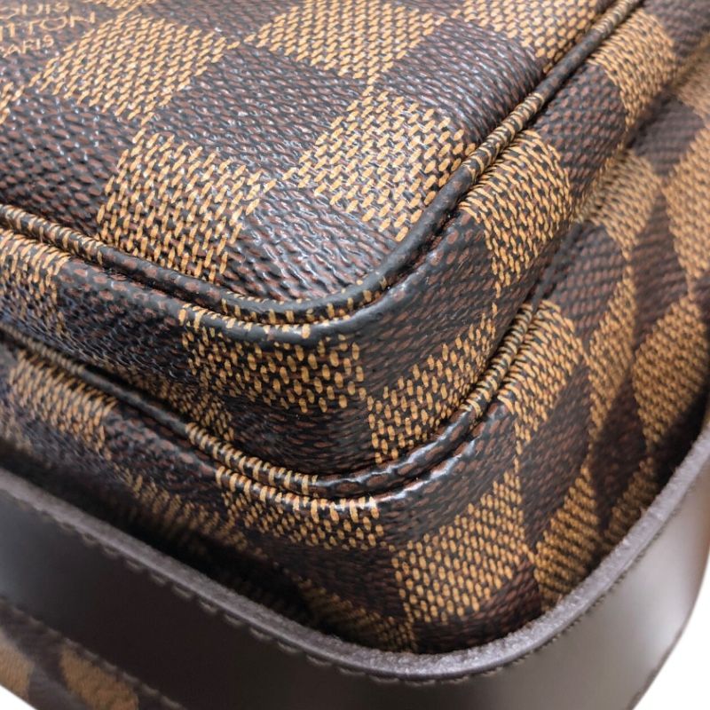 Louis Vuitton Naviglio N45255 Brown Damier Canvas Shoulder Bag