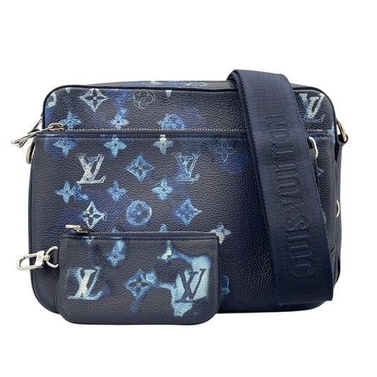 Louis Vuitton Trio Messenger Bag - Blue Monogram Watercolor