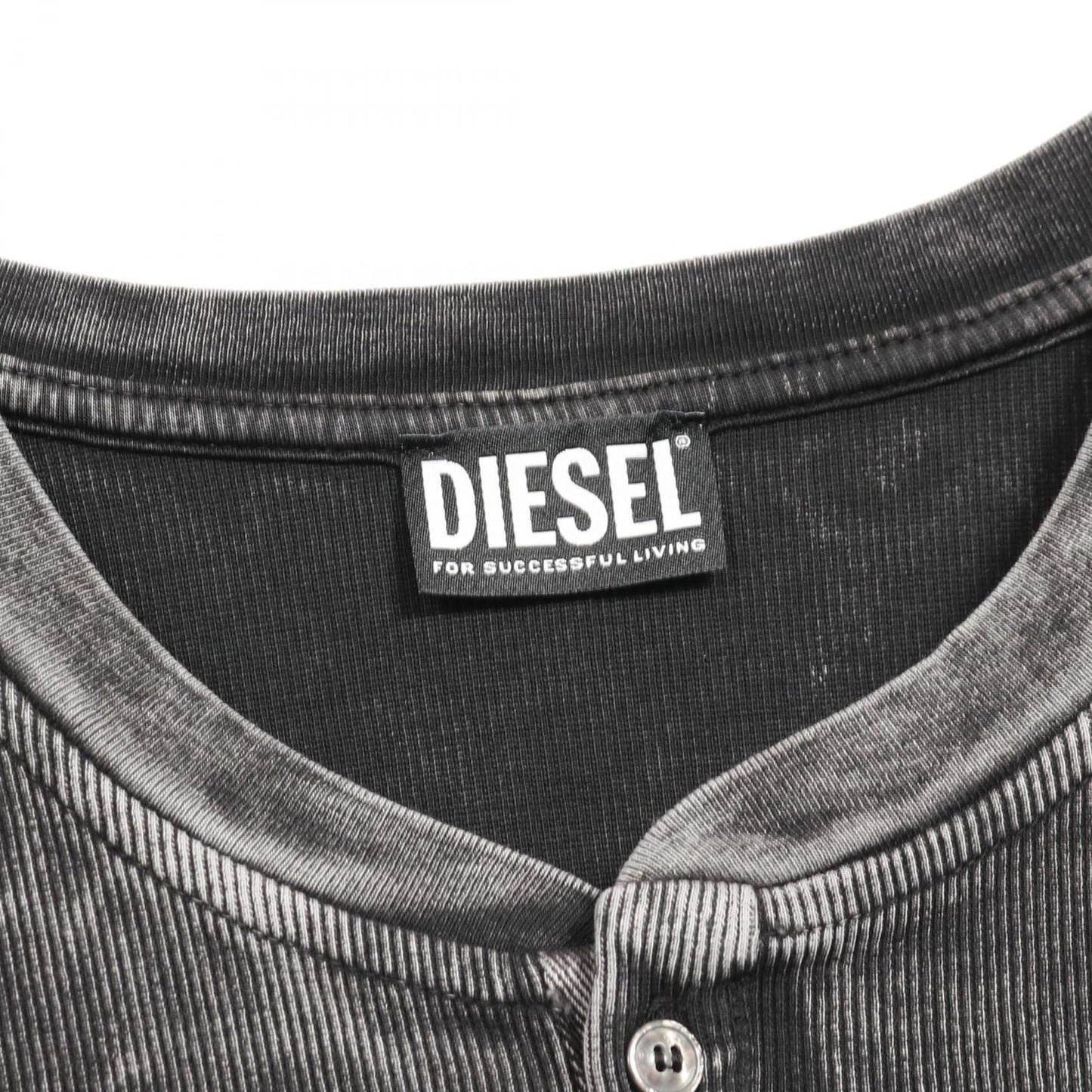 DIESEL Dark Grey Cotton T-Shirt - Size XXL - Timeless Elegance