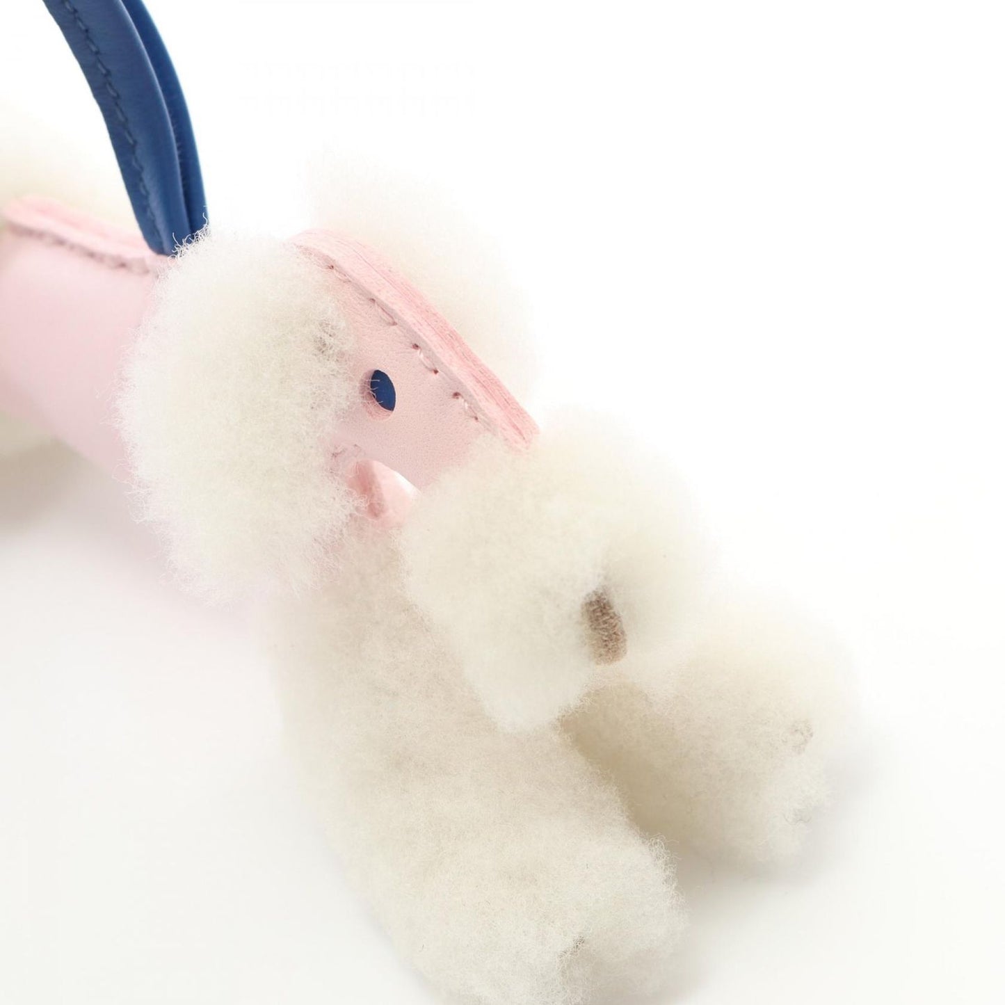 HERMES Buddy Charm in Rose Darlin & Blue France - Unused Luxury Accessory