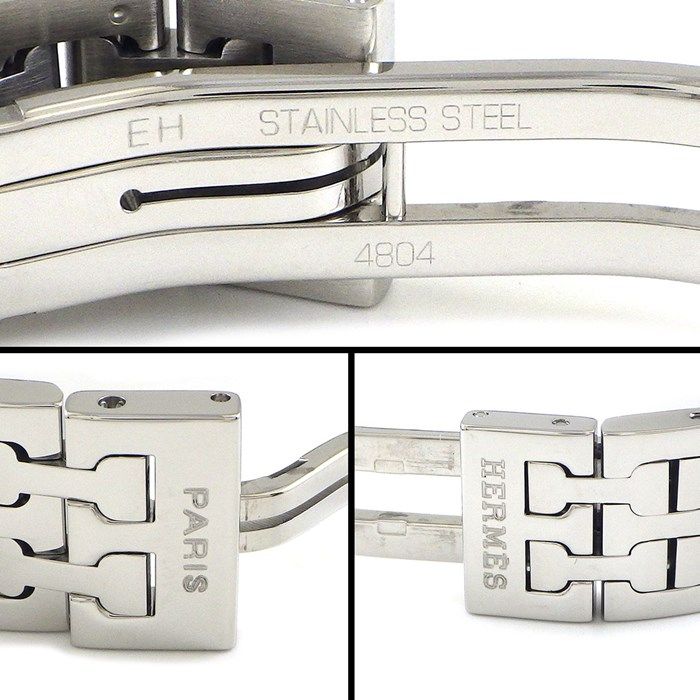 HERMES H-Watch HH1.210 with Diamond Index and Pink Shell Dial