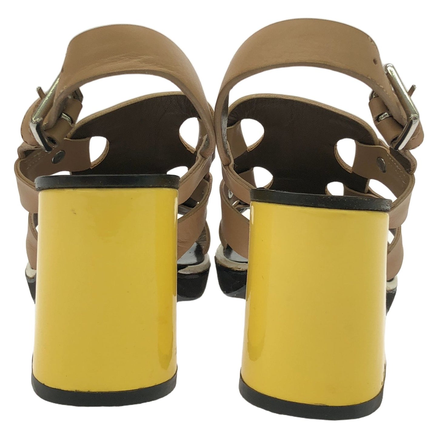 MARNI Beige & Yellow Sandals - Timeless Elegance