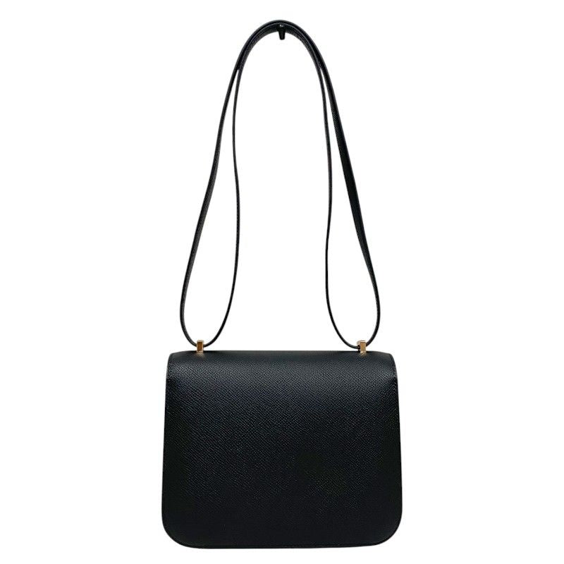 HERMES Constance Mini K刻 Black & Pink Gold Hardware Shoulder Bag